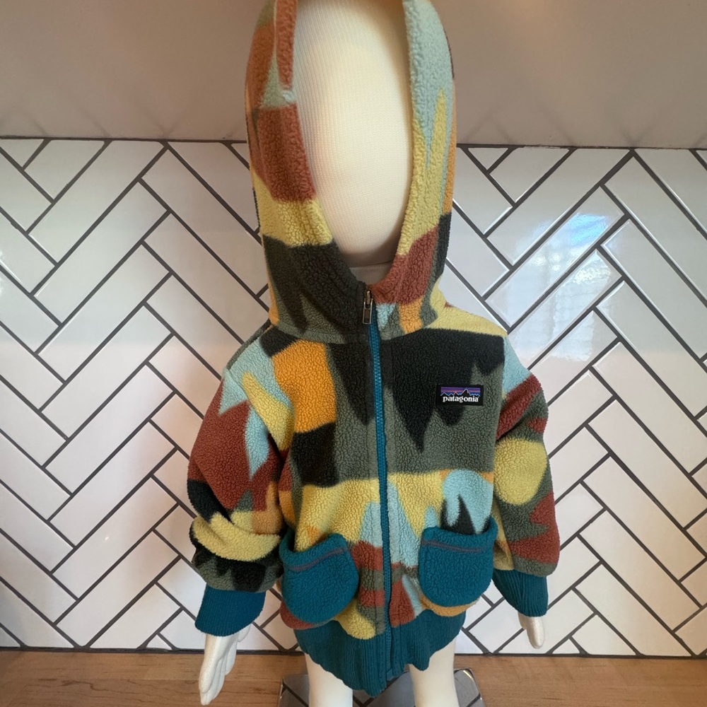 PATAGONIA BABY SYNCHILLA CARDIGAN Multicolor Fleece Jacket